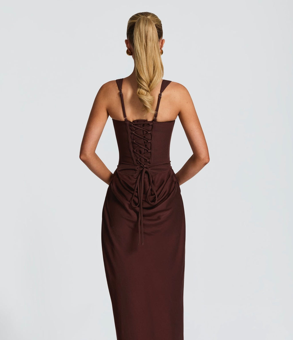 Vestido Carys Cafe