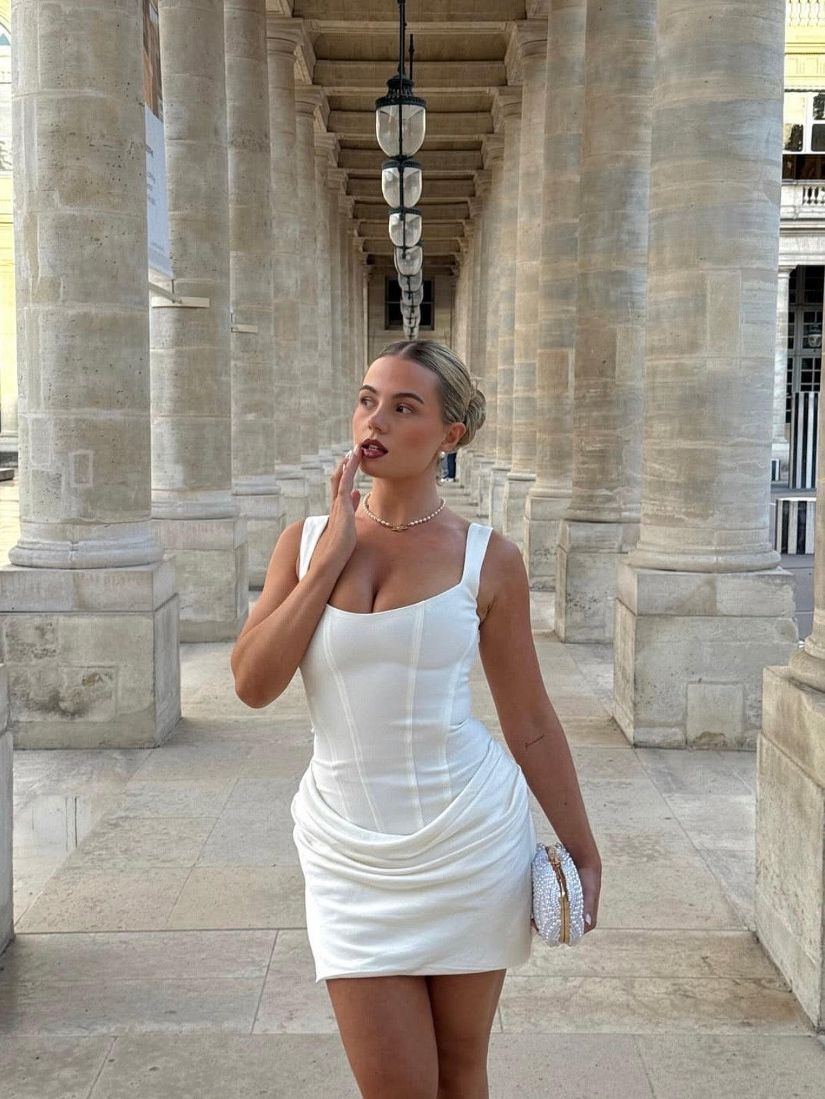 Vestido Carys Mini Blanco