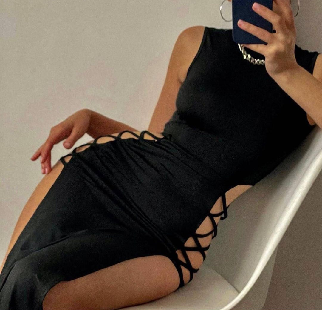 Vestido Afrodita Negro