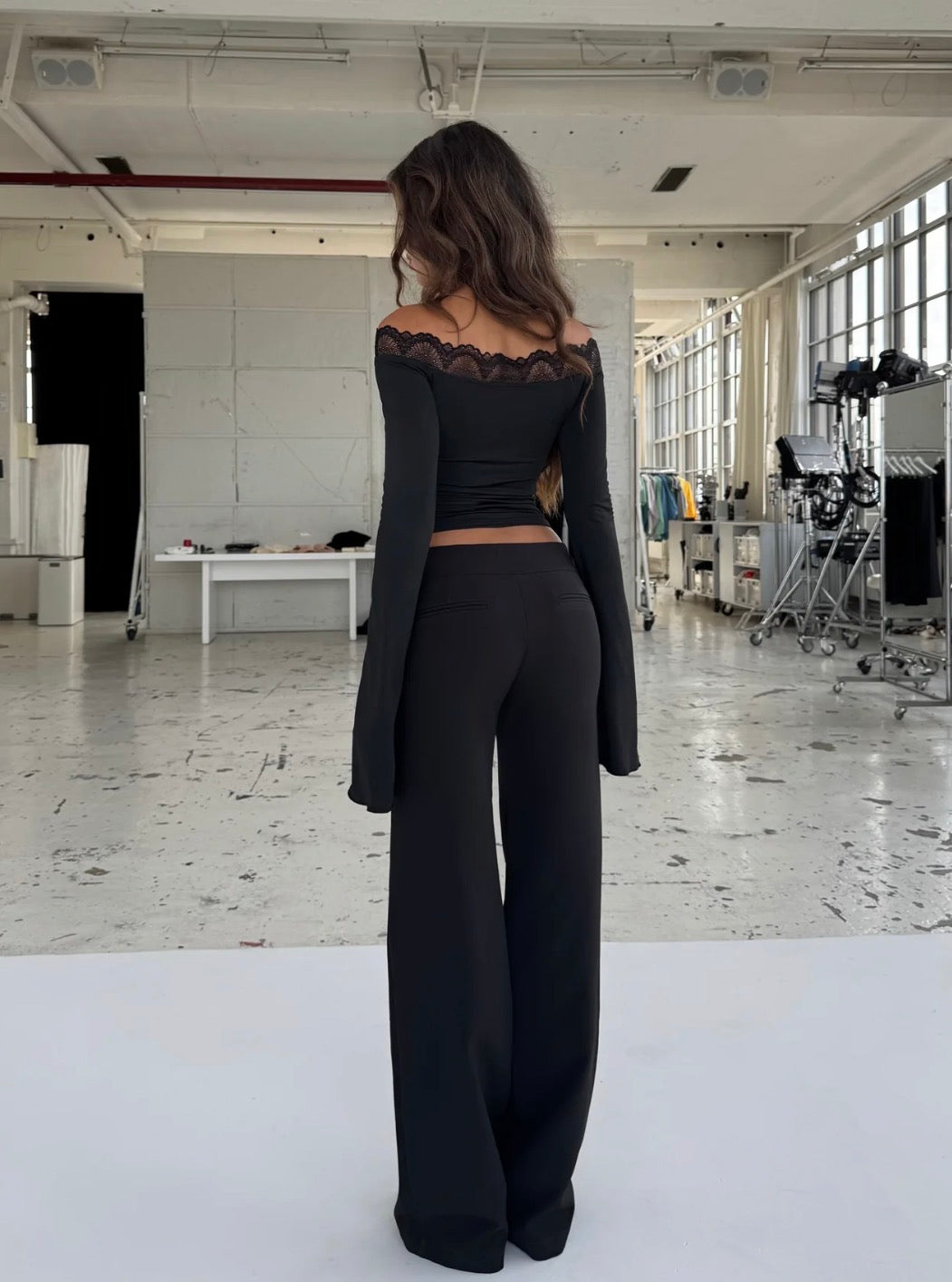 Crop Mila negro