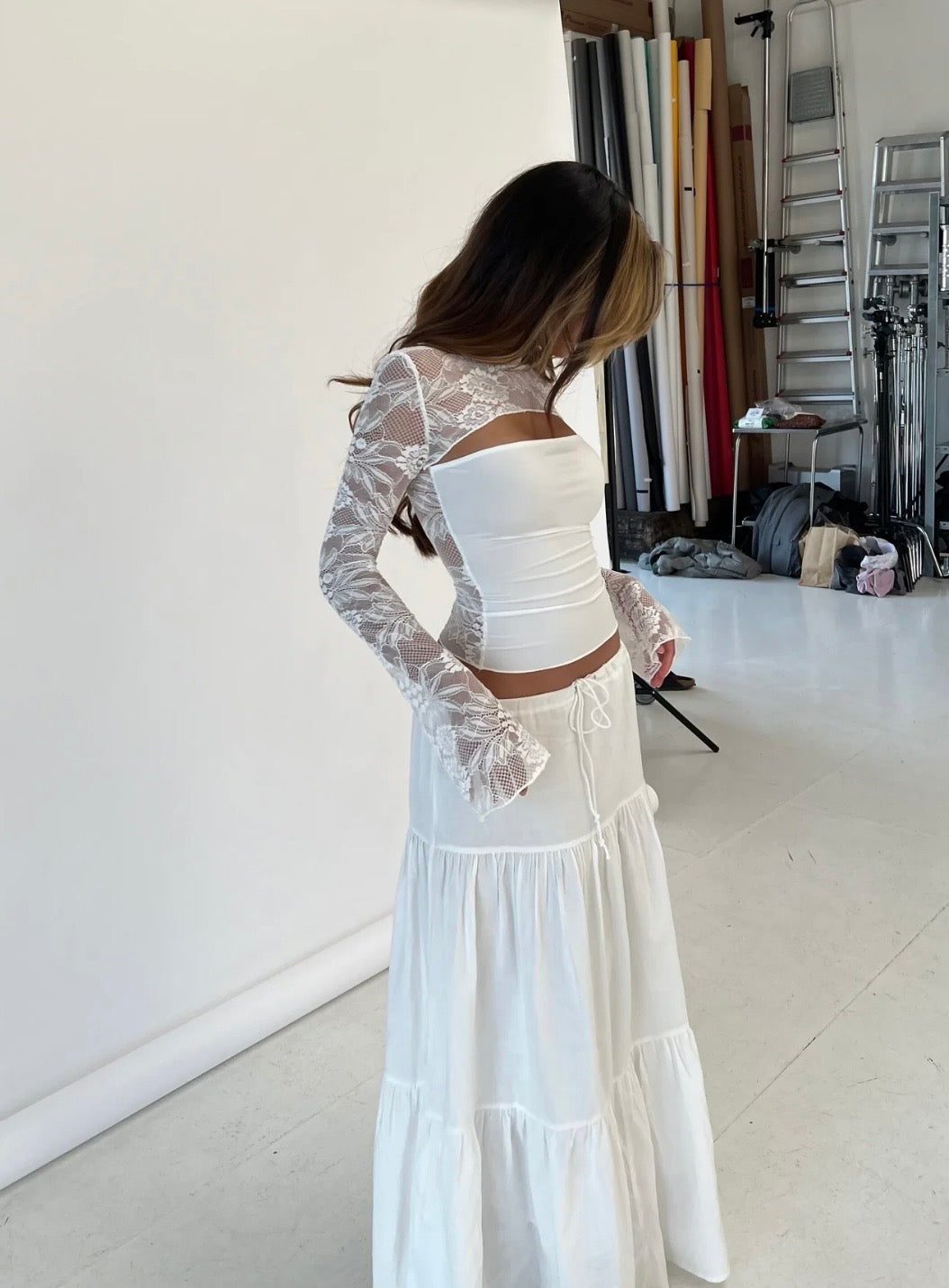 Crop Lua Blanco