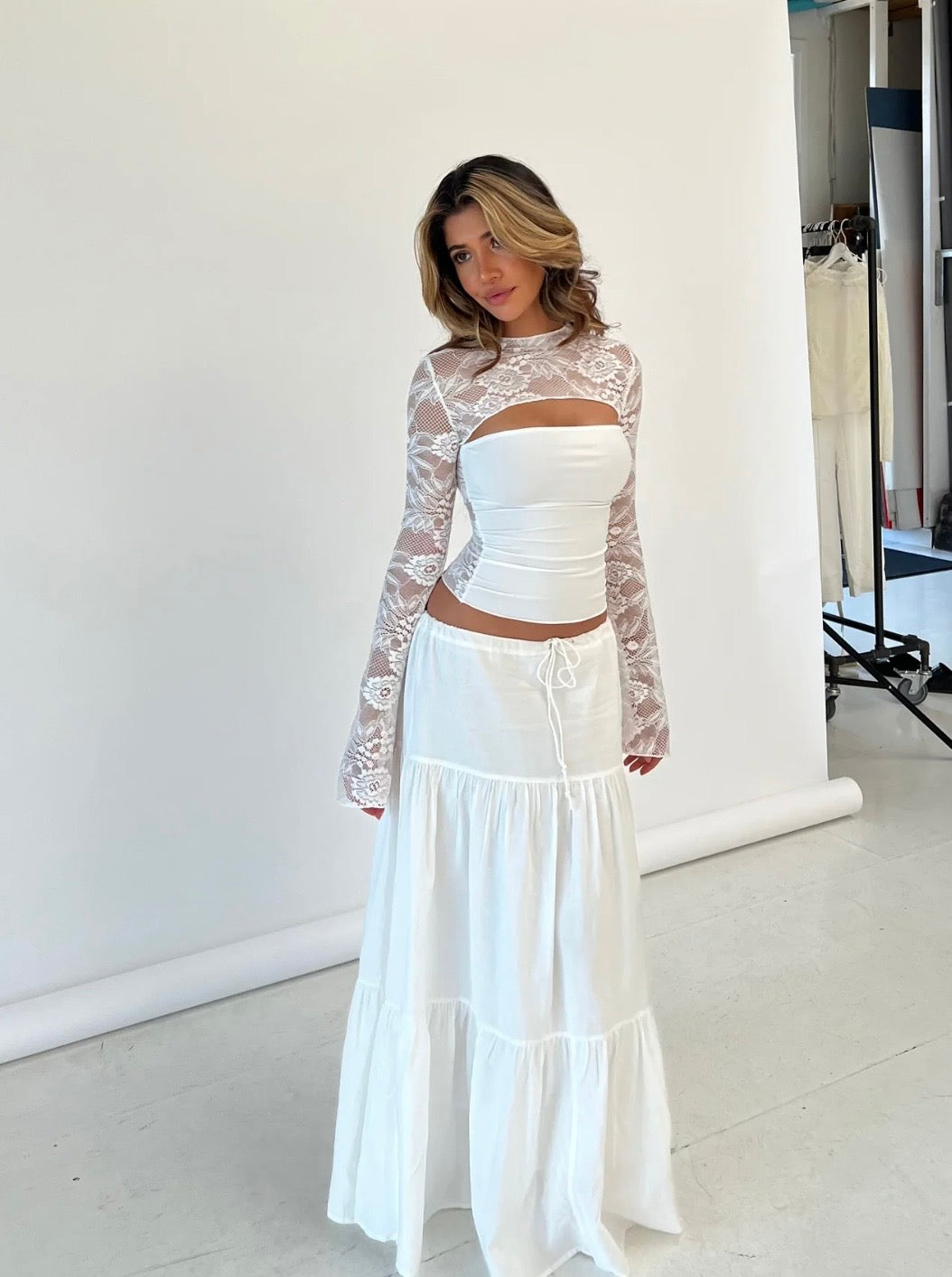 Crop Lua Blanco