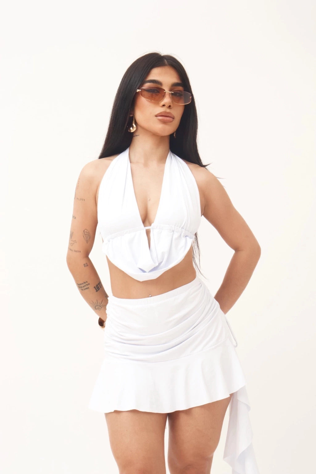 Mini Falda Mara Blanco