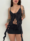 Crop Top Stormy Negro