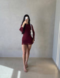 Vestido Lisset Burdeo