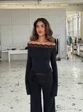 Crop Mila negro
