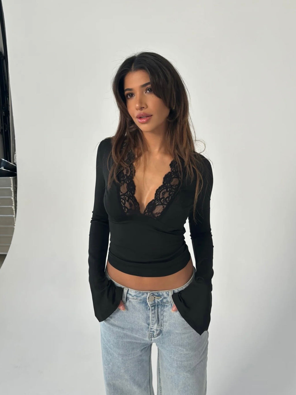 Crop Katty Negro