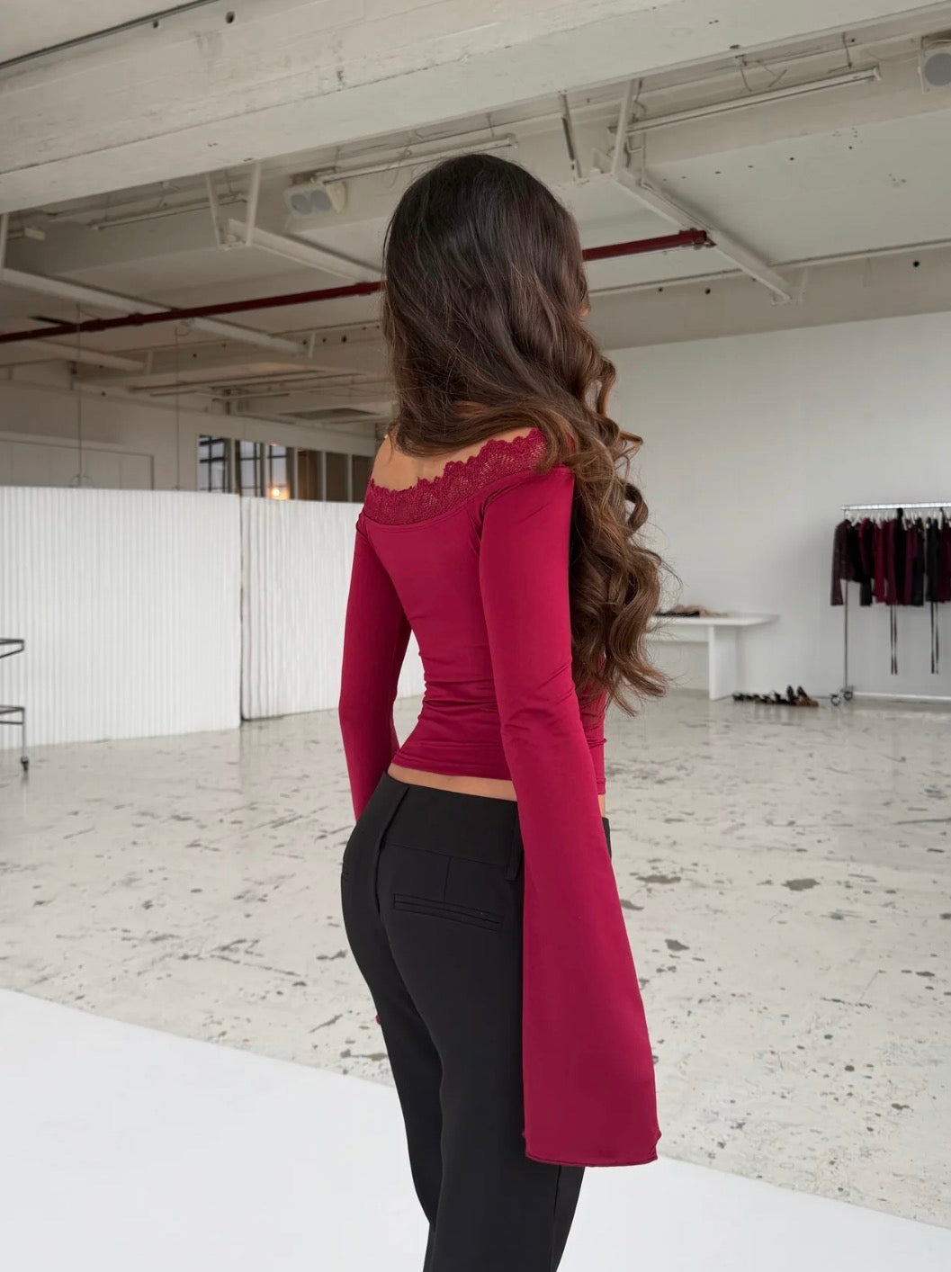 Crop Mila Rojo