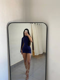Vestido Edén Azul Marino