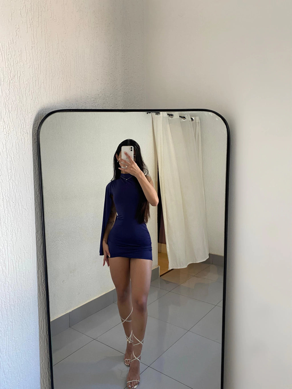 Vestido Edén Azul Marino