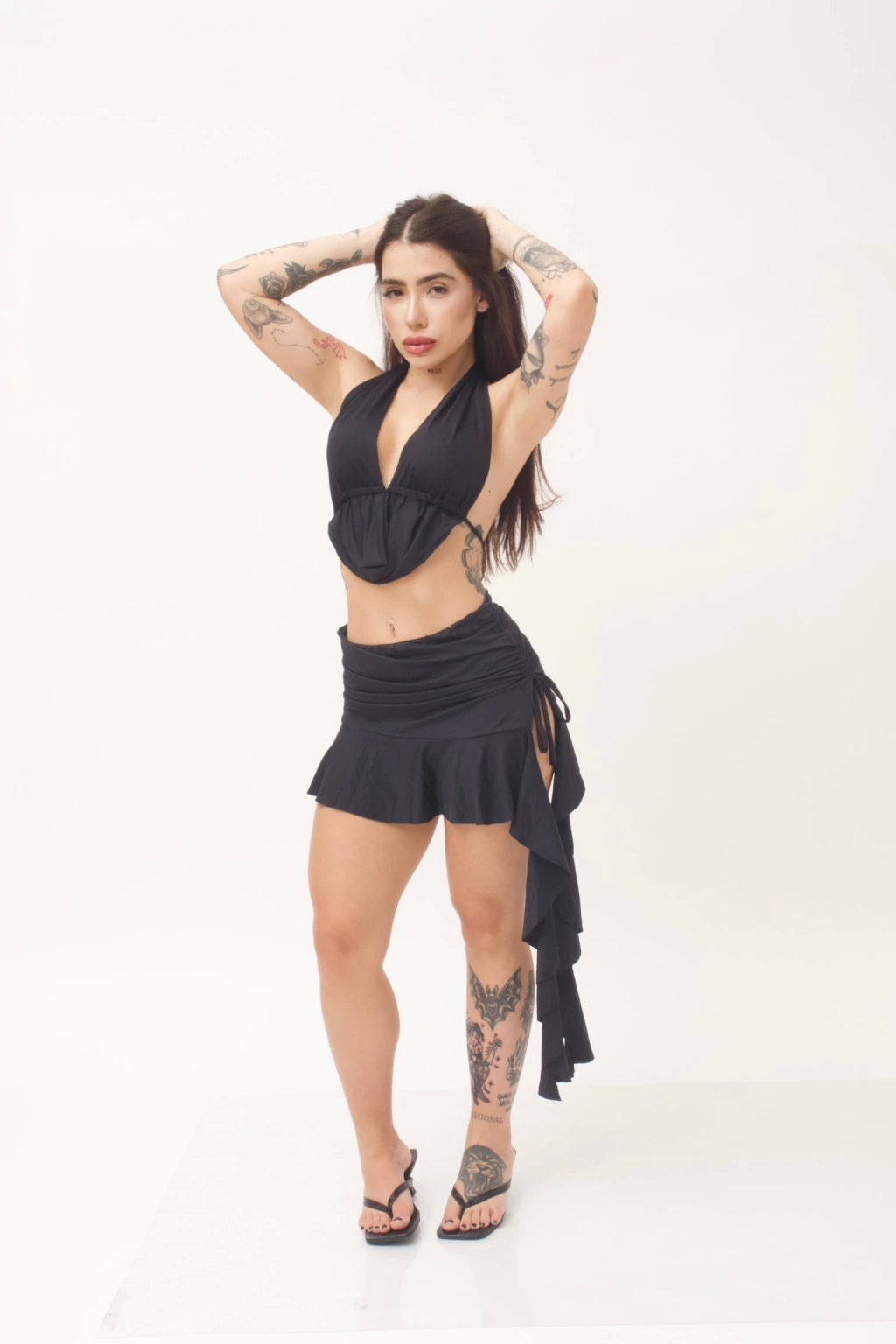 Mini Falda Mara Negro