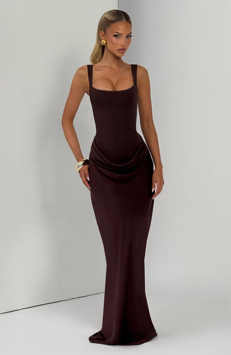 Vestido Carys Cafe