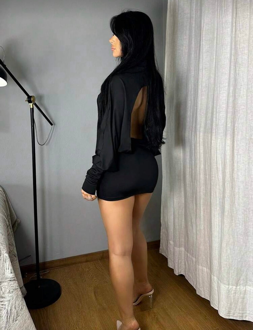 Vestido Ivory negro