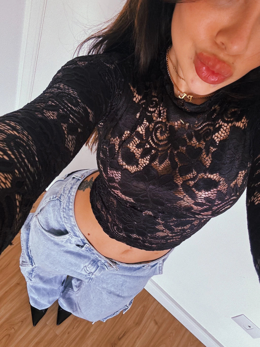 Crop Lola Negro