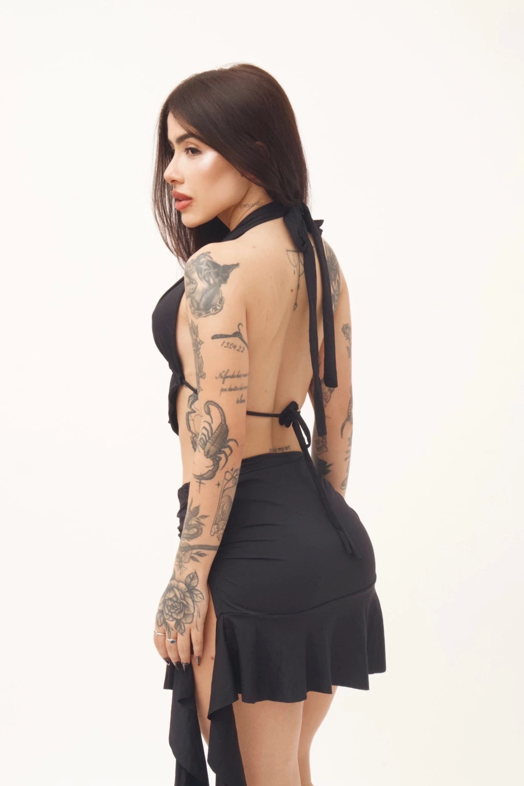 Mini Falda Mara Negro