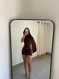 Vestido Edén chocolate