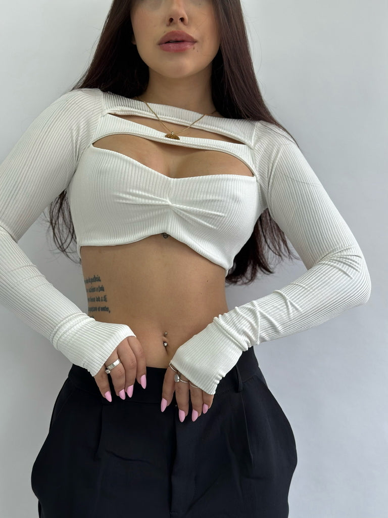 Crop Maia Blanco