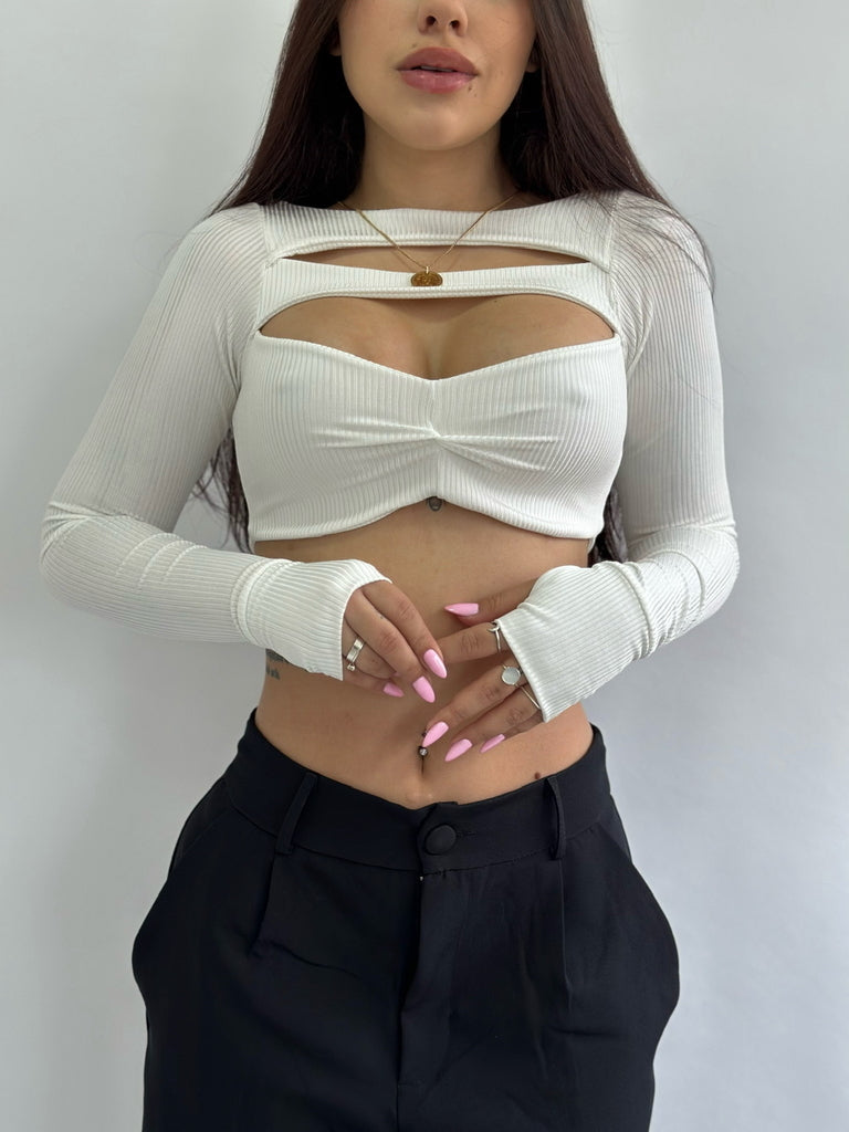 Crop Maia Blanco