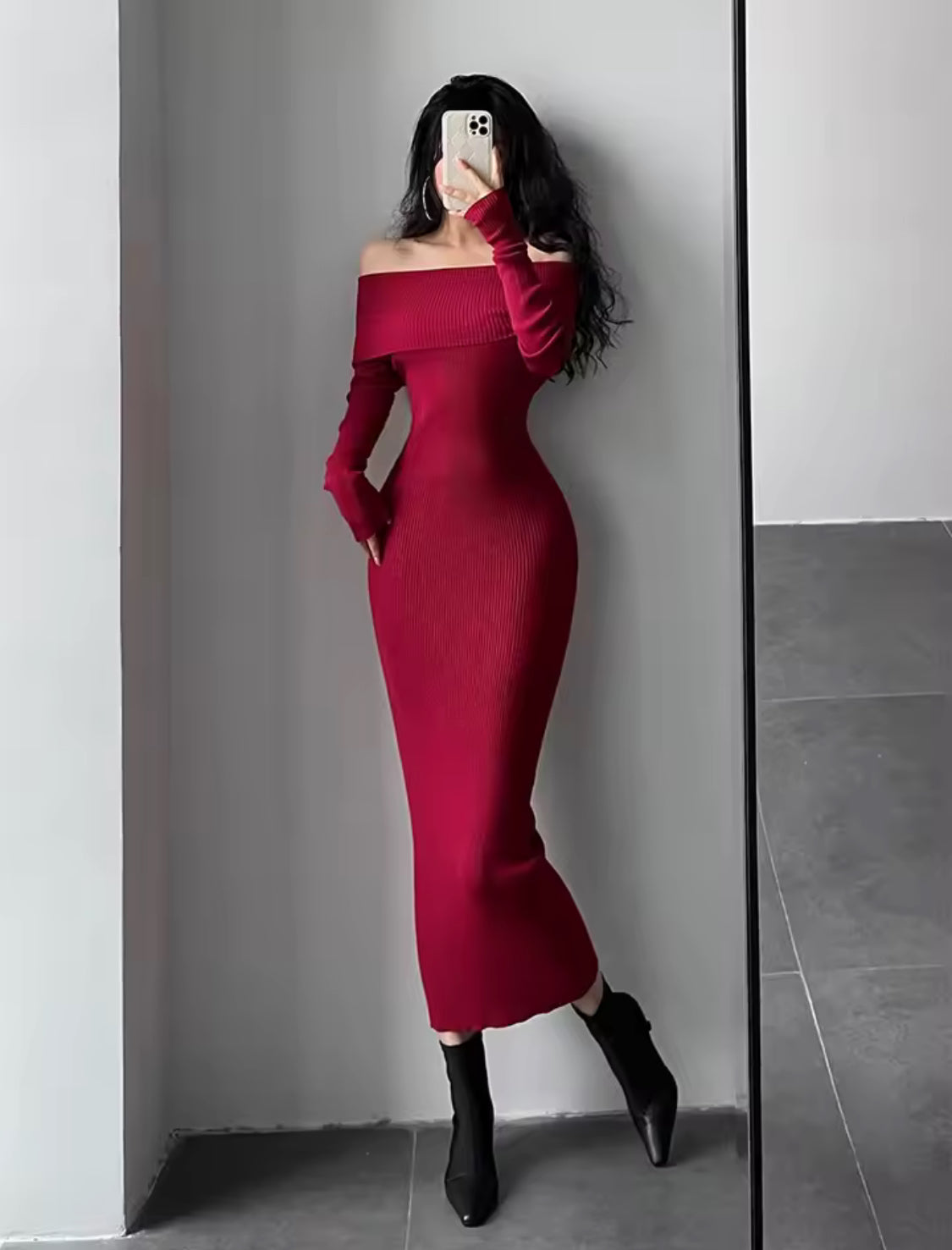 Vestido Tulipan Rojo