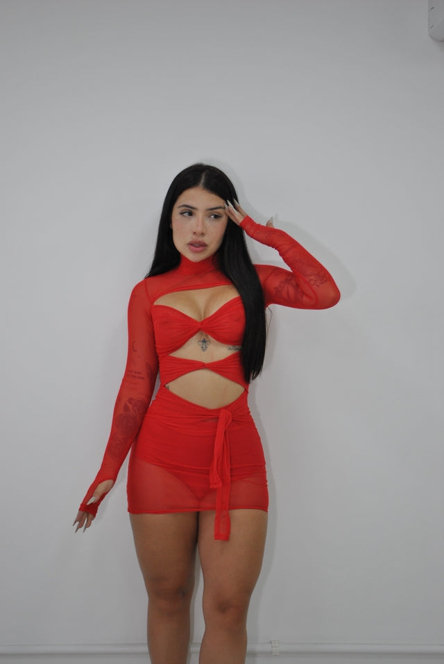 Vestido Riri Rojo