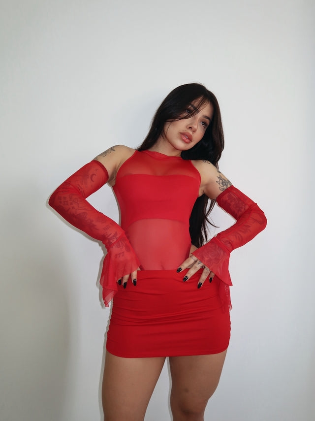 Vestido Kiana Rojo